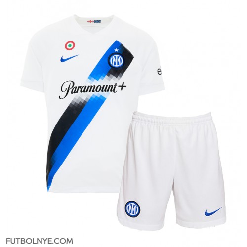 Camiseta Inter Milan Visitante Equipación para niños 2023-24 manga corta (+ pantalones cortos)